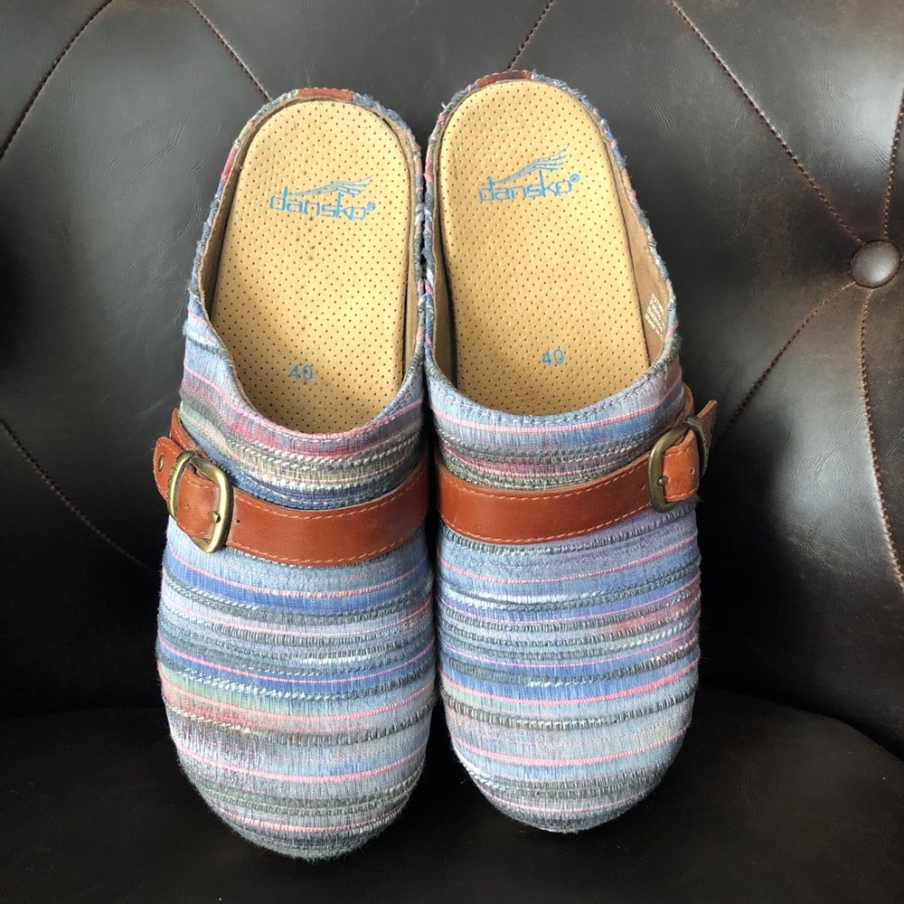 DANSKO STRIPE CLOGS